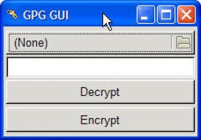windows gpg gui.